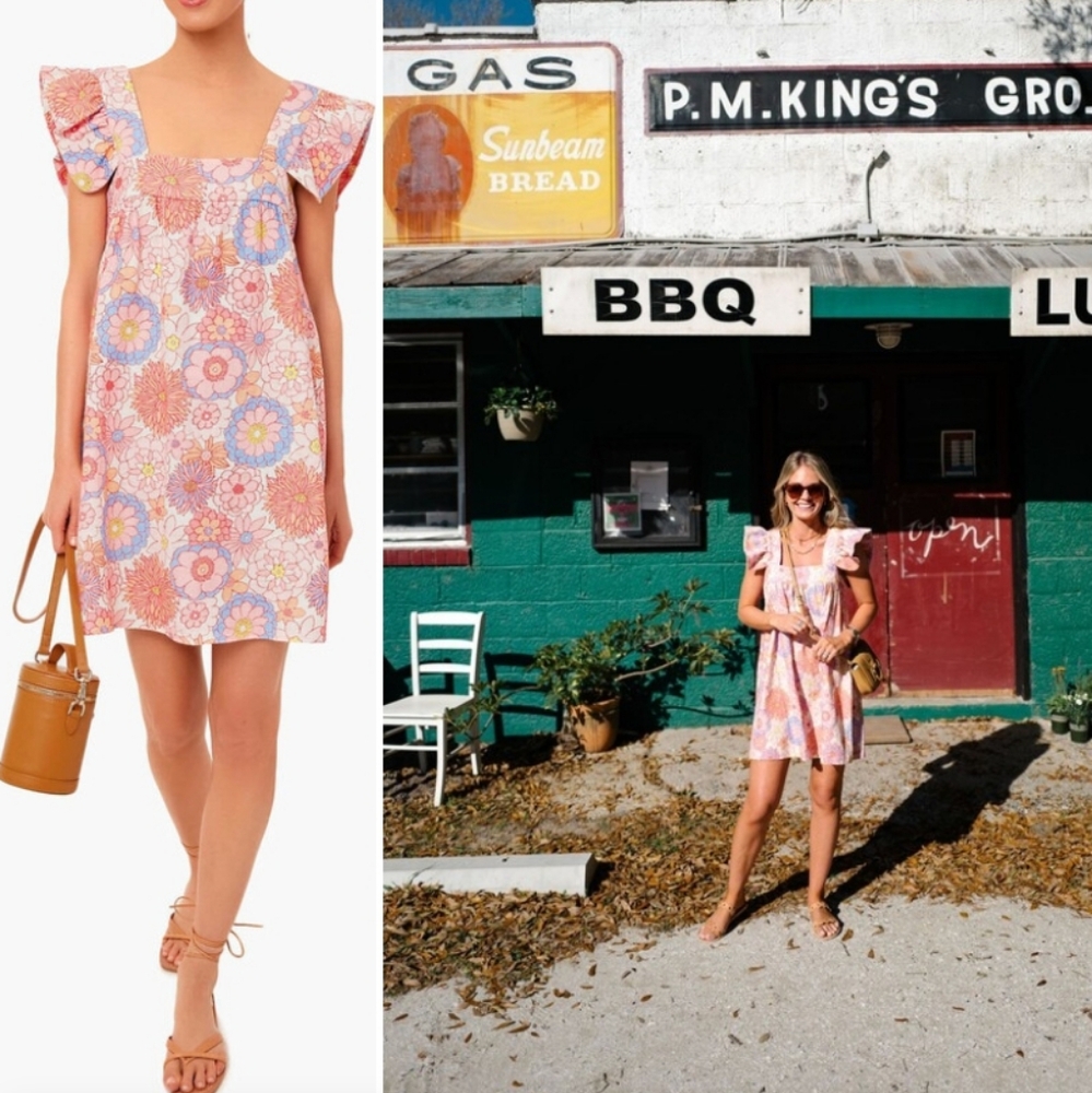 Tuckernuck x Cameran Eubanks Wimberly Folly Floral Hazel Flutter Sleeve Dress